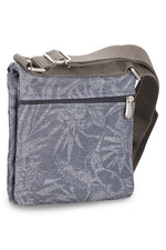 Load image into Gallery viewer, RL Twin side waxedcanvas floral print travel pouch/sling bag - WALLETSNBAGS