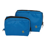 Load image into Gallery viewer, RL Ebags Water Resistant Polyester Toiletry Travel Pouch Set Of 2 - WALLETSNBAGS