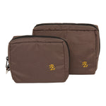 Load image into Gallery viewer, RL Ebags Water Resistant Polyester Toiletry Travel Pouch Set Of 2 - WALLETSNBAGS