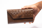 Load image into Gallery viewer, RL Checkered Ladies Wallet Beige - WALLETSNBAGS