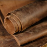 Load image into Gallery viewer, RL Bourbon Brown Tooling Leather Square 2.0mm Thick Finished Full Grain Cow Hide Leather Crafts Tooling Sewing Hobby Workshop Crafting Leather Accessories 12X24 INCH - WALLETSNBAGS