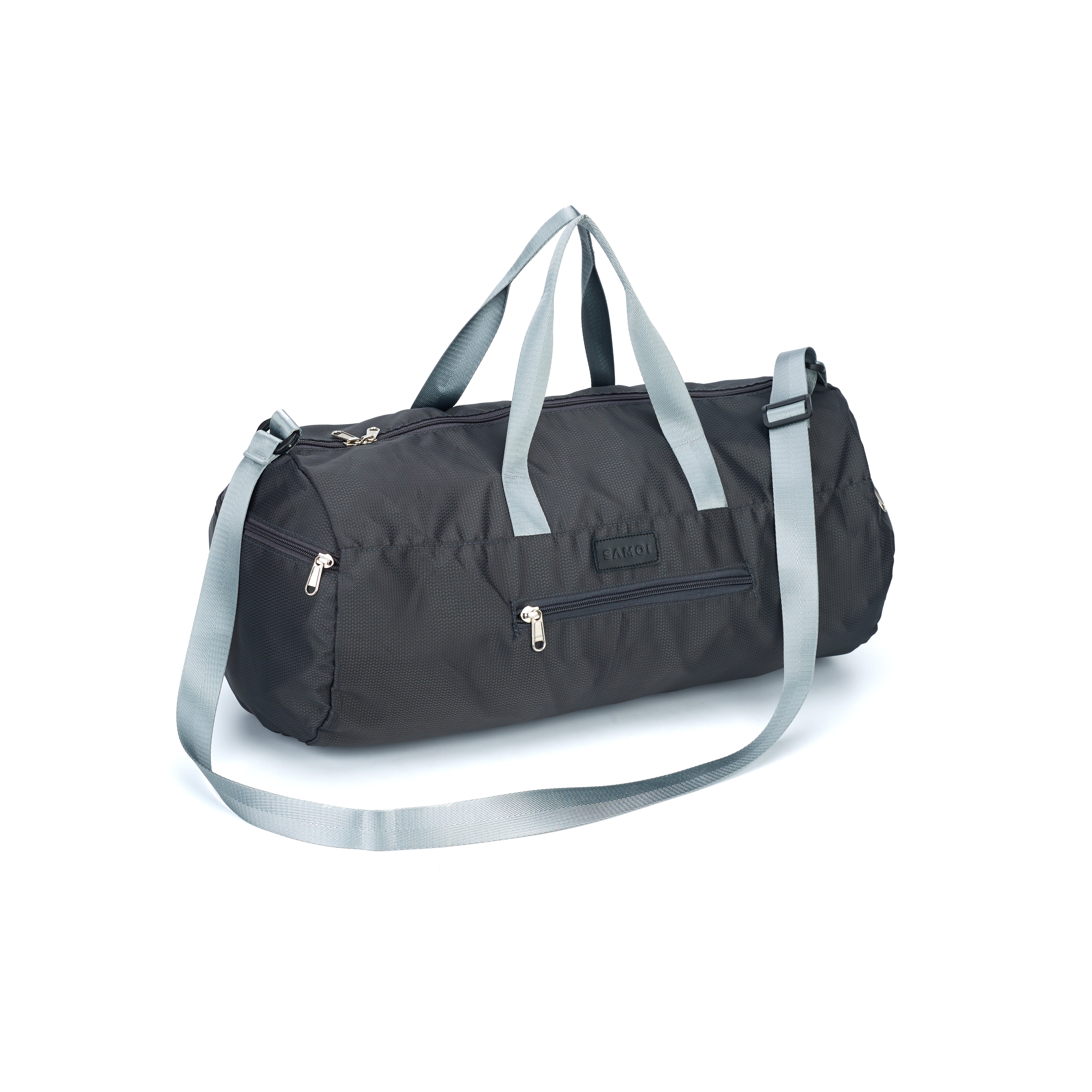 Foldable Travel Duffle Bag for Men & Women | Large 50L Lightweight Waterproof Dobby Material Gym Bag | Carry-On Luggage for Travel, Sports, Weekend Trip | Portable Shoulder Bag with 51" Strap & 2 Handles