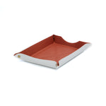 Load image into Gallery viewer, Canvas Office Desk Tray | Waterproof Valet Tray for Office &amp; Home | Foldable Storage Tray for Keys, Wallet, Mobile &amp; Accessories | Desk Organizer Tray
