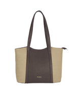 Load image into Gallery viewer, SAMOI Vierra Genuine Leather &amp; Waxed Canvas Small Tote Bag | 5 Colours
