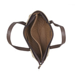 Load image into Gallery viewer, SAMOI Vierra Genuine Leather &amp; Waxed Canvas Small Tote Bag | 5 Colours
