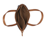 Load image into Gallery viewer, SAMOI Vierra Genuine Leather &amp; Waxed Canvas Small Tote Bag | 5 Colours
