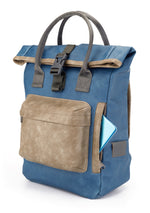 Load image into Gallery viewer, Waterproof Canvas Leather Backpack for Travel, College &amp; Work | Men &amp; Women | SAMOI - Walletsnbags
