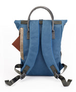 Load image into Gallery viewer, Waterproof Canvas Leather Backpack for Travel, College &amp; Work | Men &amp; Women | SAMOI - Walletsnbags
