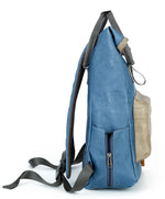 Load image into Gallery viewer, Waterproof Canvas Leather Backpack for Travel, College &amp; Work | Men &amp; Women | SAMOI - Walletsnbags
