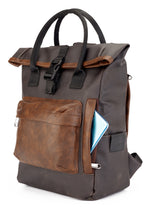 Load image into Gallery viewer, Waterproof Canvas Leather Backpack for Travel, College &amp; Work | Men &amp; Women | SAMOI - Walletsnbags
