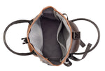 Load image into Gallery viewer, Waterproof Canvas Leather Backpack for Travel, College &amp; Work | Men &amp; Women | SAMOI - Walletsnbags
