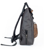 Load image into Gallery viewer, Waterproof Canvas Leather Backpack for Travel, College &amp; Work | Men &amp; Women | SAMOI - Walletsnbags
