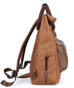 Load image into Gallery viewer, Waterproof Canvas Leather Backpack for Travel, College &amp; Work | Men &amp; Women | SAMOI - Walletsnbags
