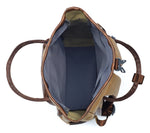 Load image into Gallery viewer, Waterproof Canvas Leather Backpack for Travel, College &amp; Work | Men &amp; Women | SAMOI - Walletsnbags
