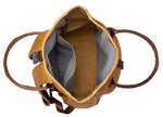 Load image into Gallery viewer, Waterproof Canvas Leather Backpack for Travel, College &amp; Work | Men &amp; Women | SAMOI - Walletsnbags
