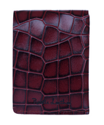 Load image into Gallery viewer, Rustic Leather Double Button Cut Edge Wallet
