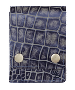 Load image into Gallery viewer, Rustic Leather Double Button Cut Edge Wallet
