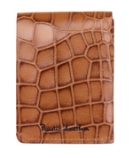 Load image into Gallery viewer, Rustic Leather Double Button Cut Edge Wallet
