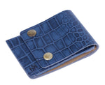 Load image into Gallery viewer, Rustic Leather Double Button Cut Edge Wallet
