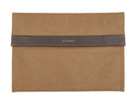Load image into Gallery viewer, SAMOI Terra Waxed Canvas &amp; Genuine Leather Laptop Sleeve Case for 13 Inch &amp; 15 Inch Laptop | Water Resistant Magnetic Flap Sleeve Bag with YKK Zip Pocket, MacBook Case for Men &amp; Women
