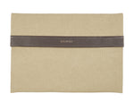 Load image into Gallery viewer, SAMOI Terra Waxed Canvas &amp; Genuine Leather Laptop Sleeve Case for 13 Inch &amp; 15 Inch Laptop | Water Resistant Magnetic Flap Sleeve Bag with YKK Zip Pocket, MacBook Case for Men &amp; Women
