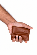 Load image into Gallery viewer, Rustic Leather Sleek Leather Lined Wallet | Nappa Leather Slim Bifold for Men
