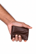 Load image into Gallery viewer, Rustic Leather Sleek Leather Lined Wallet | Nappa Leather Slim Bifold for Men
