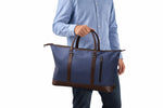 Load image into Gallery viewer, Travel in Style Milano Canvas Duffle Bag – Your Perfect Companion for Business, Travel - Walletsnbags

