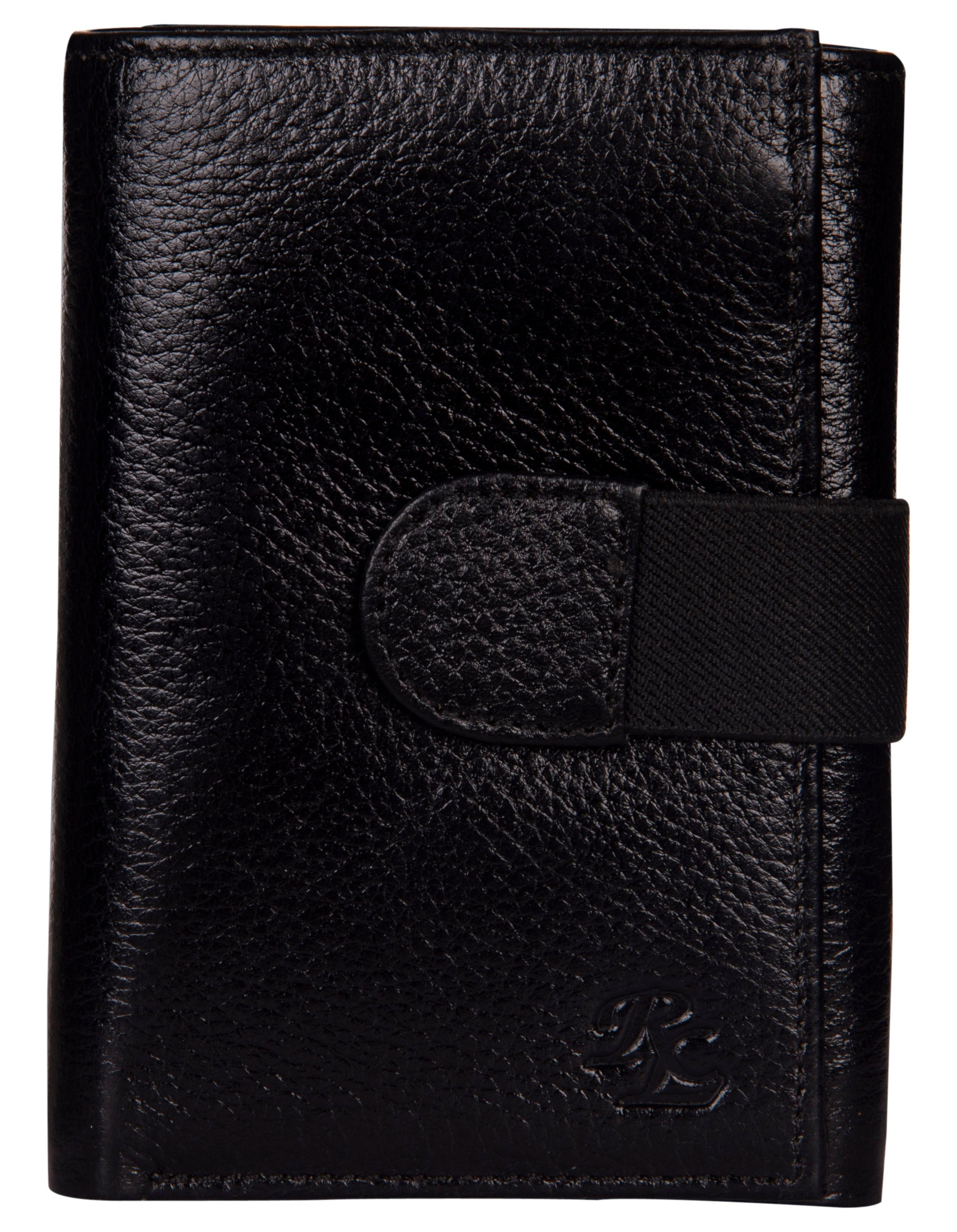 RL Tri Fold Loop Mens Leather Wallet - WALLETSNBAGS