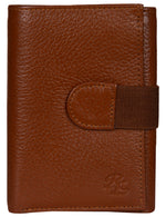 Load image into Gallery viewer, RL Tri Fold Loop Mens Leather Wallet - WALLETSNBAGS
