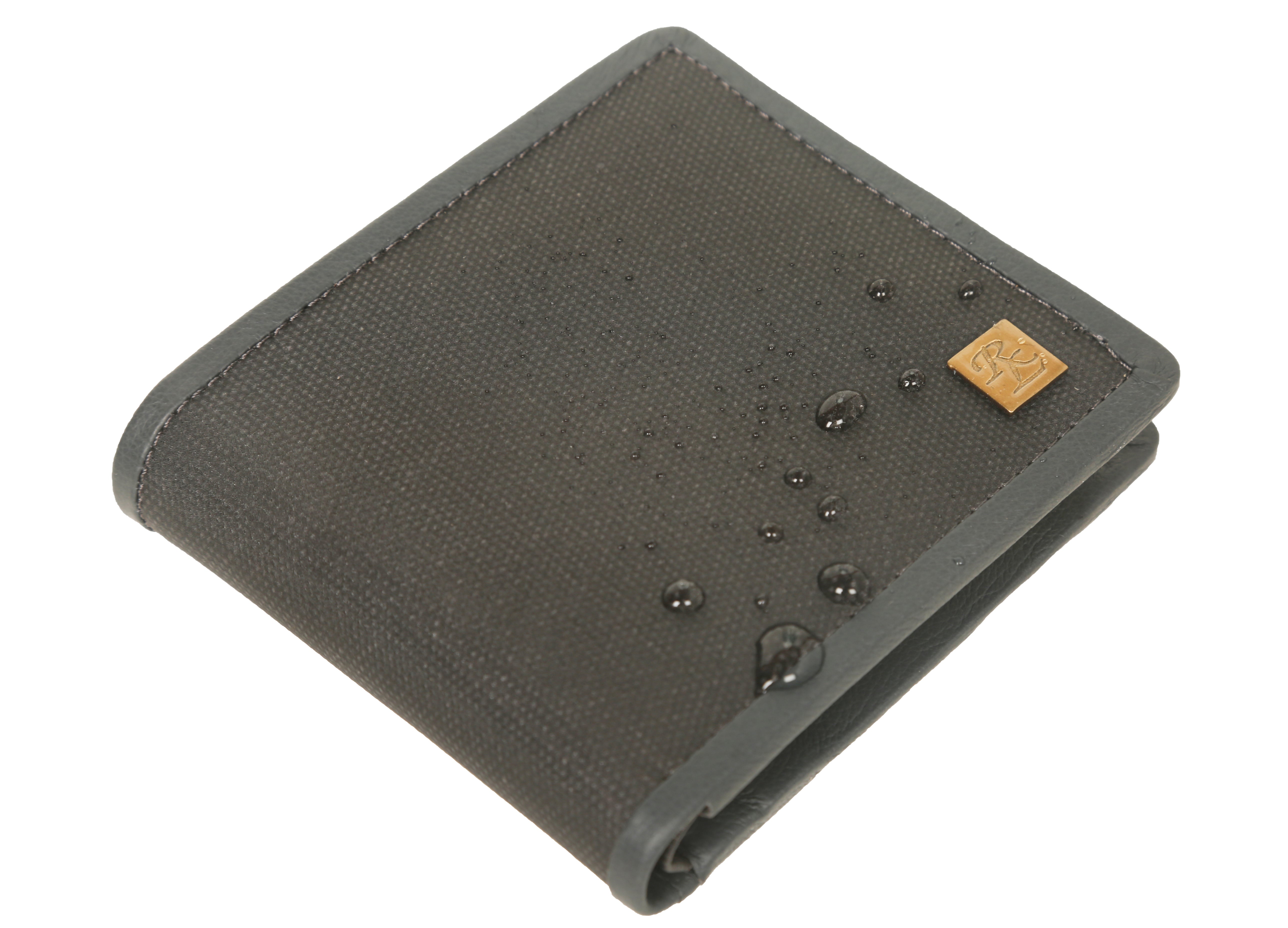 Epoch Coated Canvas Genuine Leather Mens Wallet - [walletsnbags_name]