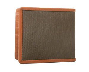 Epoch Coated Canvas Genuine Leather Mens Wallet - [walletsnbags_name]